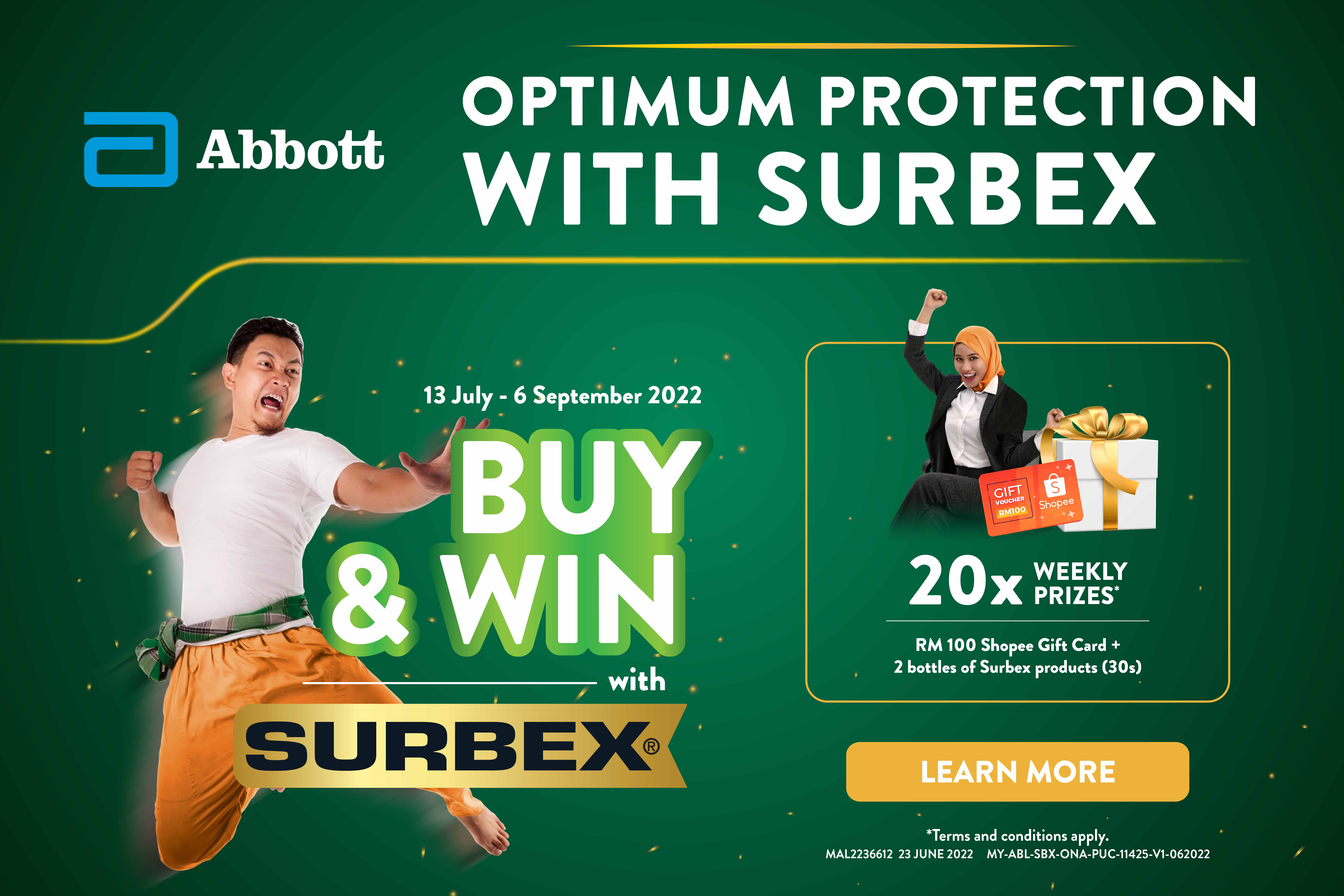 Buy Win with SURBEX Contest 2022